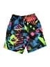 Nike 100% Polyester Graphic Black Athletic Shorts Size 5 - photo 1