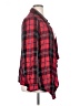 Willow & Clay 100% Rayon Plaid Red Kimono Size XL - photo 4