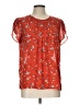 Fun2Fun Red Short Sleeve Blouse Size L - photo 1
