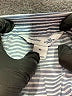 Old Navy Stripes Blue Long Sleeve Button-Down Shirt Size XL - photo 7