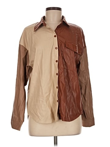 Love J Long Sleeve Button-Down Shirt (view 1)