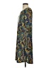 M Collection Paisley Blue Casual Dress Size S - photo 5