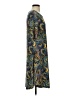 M Collection Paisley Blue Casual Dress Size S - photo 4