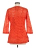 Talbots 100% Cotton Orange 3/4 Sleeve Blouse Size 6 - photo 2