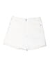 Stradivarius Solid White Shorts Size 8 - photo 1