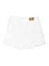 Stradivarius Solid White Shorts Size 8 - photo 2