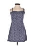 French Connection Polka Dots Blue Casual Dress Size 2 - photo 1