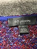 St. John Tweed Blue Purple Formal Skirt Size 6 - photo 4