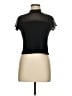 Hot Topic Black Short Sleeve Turtleneck Size M - photo 1