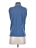 Outer Banks Blue Sleeveless Button-Down Shirt Size S - photo 2