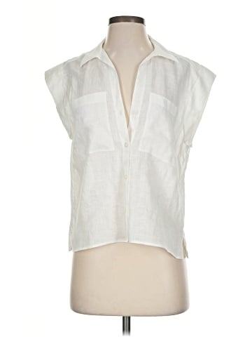 FRAME Sleeveless Button-Down Shirt (view 1)