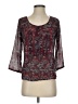 Full Tilt 100% Polyester Burgundy 3/4 Sleeve Blouse Size XS - photo 1
