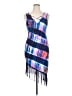 Venus Graphic Blue Cocktail Dress Size XL - photo 1