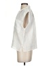 FRAME 100% Linen Ivory Sleeveless Button-Down Shirt Size XS - photo 5