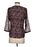 Full Tilt 100% Polyester Burgundy 3/4 Sleeve Blouse Size XS - photo 2