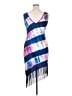 Venus Graphic Blue Cocktail Dress Size XL - photo 2