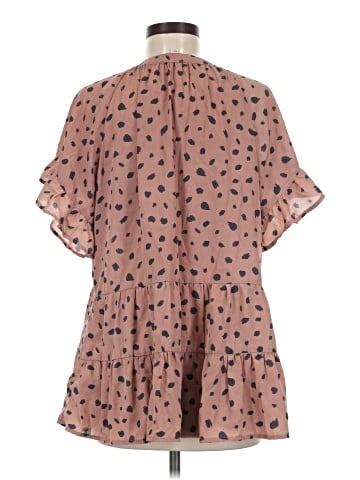 Umgee Short Sleeve Blouse (view 2)