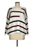Pol Stripes White Pullover Sweater Size M - photo 1