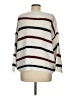 Pol Stripes White Pullover Sweater Size M - photo 2