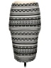 A. Byer Graphic Gray Casual Skirt Size M - photo 1