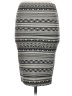 A. Byer Graphic Gray Casual Skirt Size M - photo 2