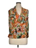 Kut from the Kloth 100% Polyester Floral Orange Sleeveless Blouse Size XL - photo 1