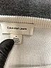 CALVIN KLEIN JEANS 100% Cotton Silver Pullover Sweater Size M - photo 7
