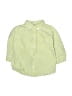Gymboree 100% Cotton Checkered-gingham Green Short Sleeve Button-Down Shirt Size 12-18 mo - photo 1