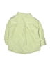 Gymboree 100% Cotton Checkered-gingham Green Short Sleeve Button-Down Shirt Size 12-18 mo - photo 2