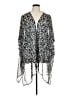 Lane Bryant 100% Polyester Silver Kimono One size - photo 1