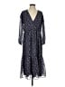 Madewell 100% Polyester Stars Blue Casual Dress Size S - photo 1
