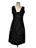 Assorted Brands Graphic Black Cocktail Dress Size 12 - photo 1