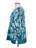 Croft & Barrow Floral Teal Pullover Sweater Size 1X - photo 5