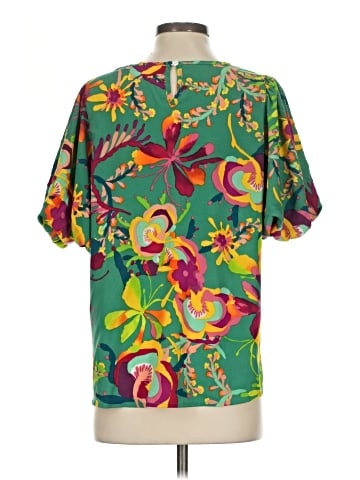 Periwinkle Short Sleeve Blouse (view 2)