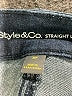 Style&Co Chevron-herringbone Blue Jeans Size 8 - photo 7