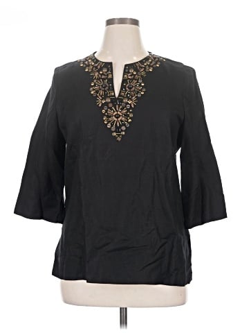 Ruby Rd. 3/4 Sleeve Blouse (view 1)