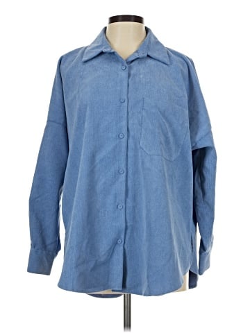 Zara Long Sleeve Button-Down Shirt (view 1)