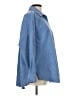 Zara Blue Long Sleeve Button-Down Shirt Size L - photo 4