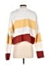 Mi ami 100% Polyester Color Block White Pullover Sweater Size S - photo 2