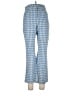 Zara Checkered-gingham Blue Casual Pants Size L - photo 1