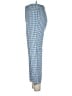 Zara Checkered-gingham Blue Casual Pants Size L - photo 5