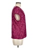 CeCe Burgundy Short Sleeve Top Size M - photo 4