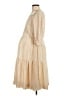 Lilac 100% Polyester Tan Casual Dress Size M - photo 5