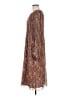 Wilfred 100% Polyester Paisley Brown Casual Dress Size M - photo 5