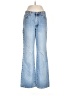 Express Jeans 100% Cotton Hearts Blue Jeans Size 7 - photo 1
