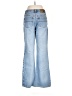 Express Jeans 100% Cotton Hearts Blue Jeans Size 7 - photo 2