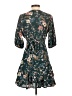 Mi ami 100% Polyester Floral Teal Cocktail Dress Size S - photo 2