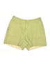 Natural Reflections 100% Cotton Solid Green Shorts Size 6 - photo 1