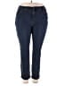 Gloria Vanderbilt Solid Blue Jeggings Size 22 - photo 1