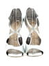 Sam Edelman 100% Leather Metallic Silver Heels Size 10 - photo 2